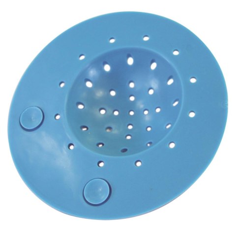 Silikonowa nakładka chroniąca odpływ niebieska