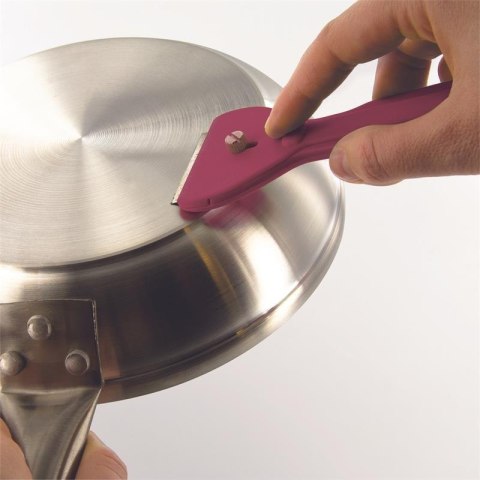 Skrobak do ceramiki/ szkła z 5 ostrzami czerwony