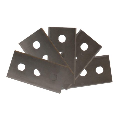 Skrobak do ceramiki/ szkła z 5 ostrzami czerwony