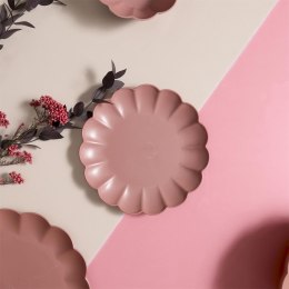 Talerz deserowy Iris 20,5cm różowy