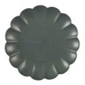 Talerz deserowy Iris 20,5cm szary ciemny
