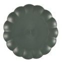 Talerz obiadowy Iris 25,5cm szary ciemny