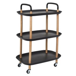 Wózek/ stolik Kaleo czarny/ naturalny