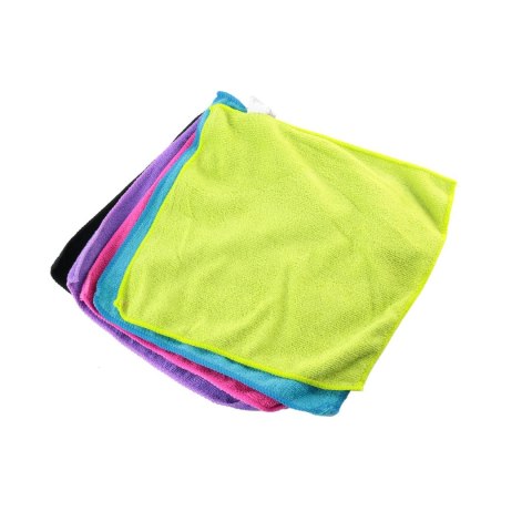 Zestaw 5 ścierek z mikrofibry 30x28cm kolorowe