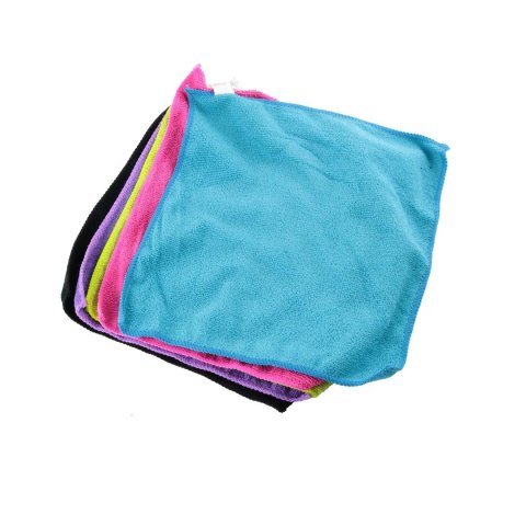 Zestaw 5 ścierek z mikrofibry 30x28cm kolorowe
