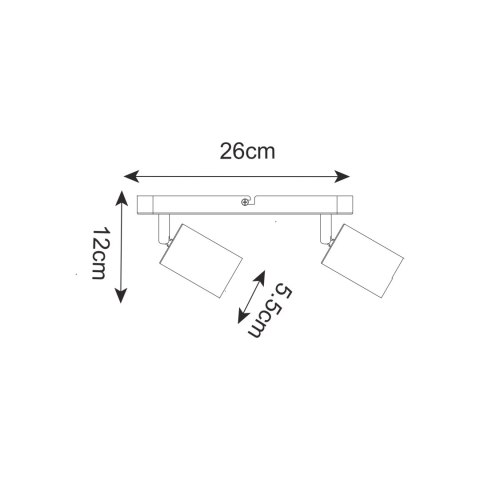 GU13013C-2B VILA SPOT CZARNY&ZŁOTY/BLACK&GOLD