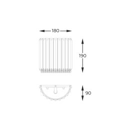 KINKIET PRINCE W0360-01A-B5AC