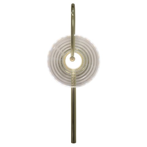 Kinkiet Plato transparentny LED CCT