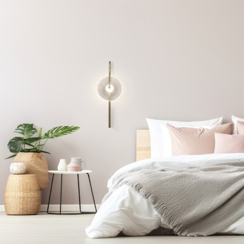 Kinkiet Plato transparentny LED CCT