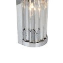 Kinkiet kryształowy do salonu, sypialni, łazienki Vetro chrom LP-2910/1W CH
