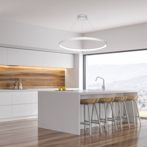 Lampa wisząca LA0716/1 - WH - CIRCLE Fi 780mm dł. linek H2,5m