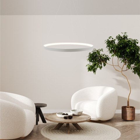 Lampa wisząca LA0716/1 - WH - CIRCLE Fi 780mm dł. linek H2,5m