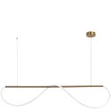 Lampa wisząca Meleca M złota LED CCT