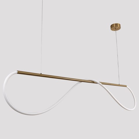 Lampa wisząca Meleca M złota LED CCT