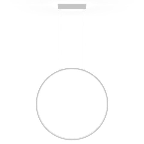 Lampa wisząca Mirror L biała IP44 LED CCT