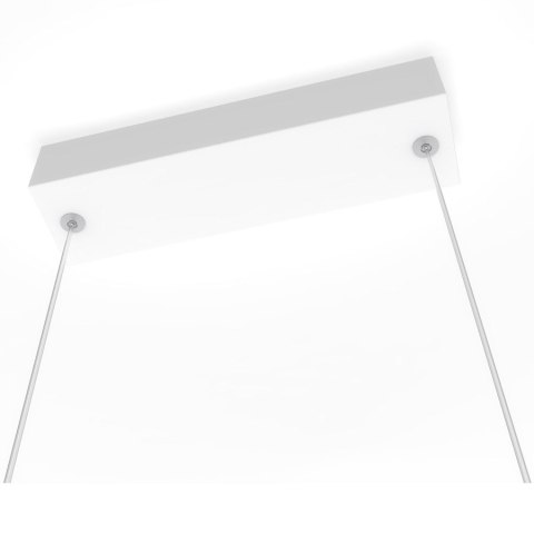 Lampa wisząca Mirror L biała IP44 LED CCT