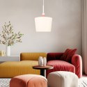 Lampa wisząca biała pokój dziecka 60W E27 Bebe Candellux 31-72764