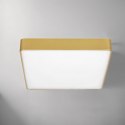 QUATTRO LAMPA PLAFON KWADRATOWY 30X30 12W LED ZŁOTY IP44