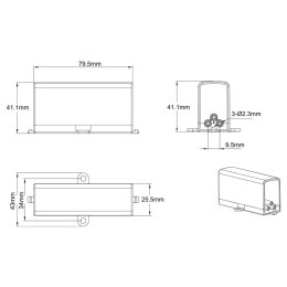 Łącznik I mechaniczny do oświetlenia modułowego Geometric System New