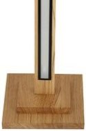 ALSET LAMPA PODŁOGOWA DREWNO DĄB + CZARNY 1X18W LED 4000