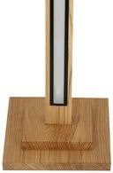 ALSET LAMPA PODŁOGOWA DREWNO DĄB + CZARNY 1X18W LED 4000