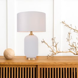 Lampa stołowa Tamiza 65 cm biała 1xE27