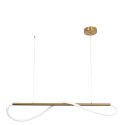 Lampa wisząca Meleca S złota LED CCT