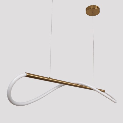 Lampa wisząca Meleca S złota LED CCT