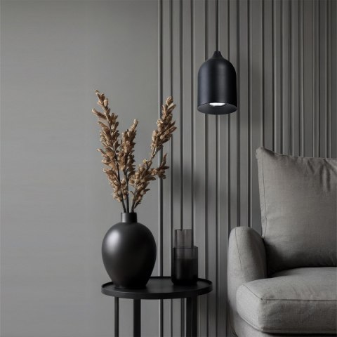 Metalowa lampa wisząca Nilo czarna 1xGU10