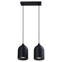 Metalowa lampa wisząca Nilo czarna 2xGU10