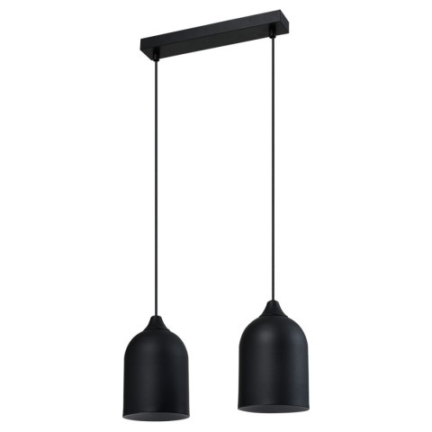 Metalowa lampa wisząca Nilo czarna 2xGU10