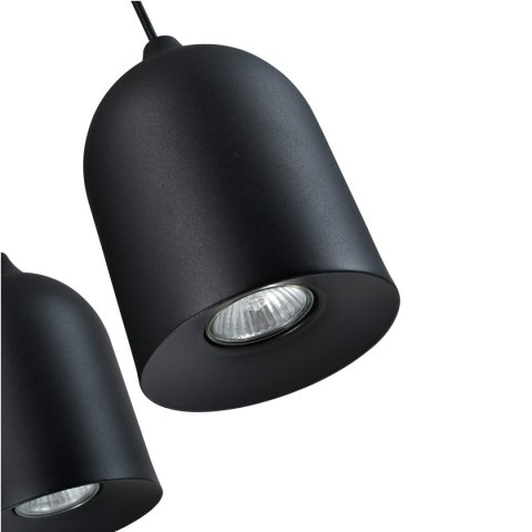 Metalowa lampa wisząca Nilo czarna 2xGU10