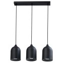 Metalowa lampa wisząca Nilo czarna 3xGU10
