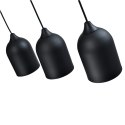 Metalowa lampa wisząca Nilo czarna 3xGU10