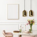Metalowa lampa wisząca Nilo złota 2xGU10