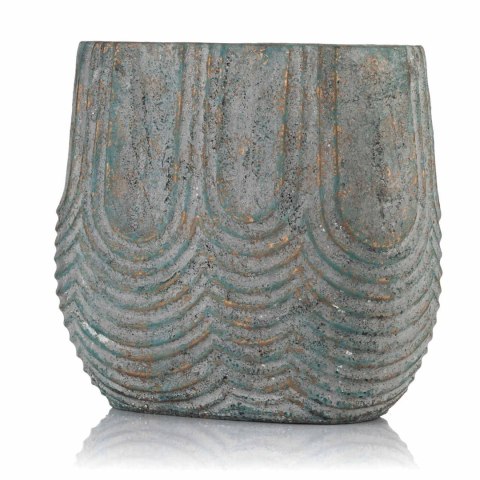 Doniczka, osłonka Vintage ceramiczna REXIN owal - L