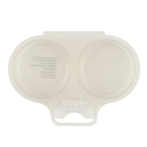 Pojemnik do gotowania jajek w mikrofalówce biały