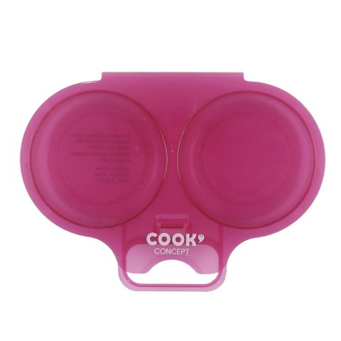 Pojemnik do gotowania jajek w mikrofalówce różowy