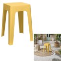 Stołek Spectra żółty z tworzywa