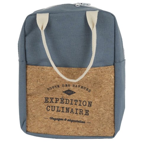 Torba na lunch Refreshing Cork 5l niebieska