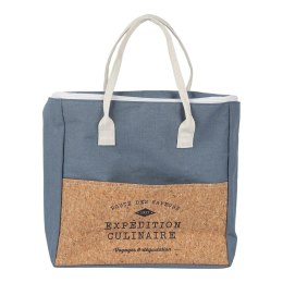 Torba na lunch Refreshing Cork 8l niebieska