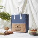 Torba na lunch Refreshing Cork 8l niebieska