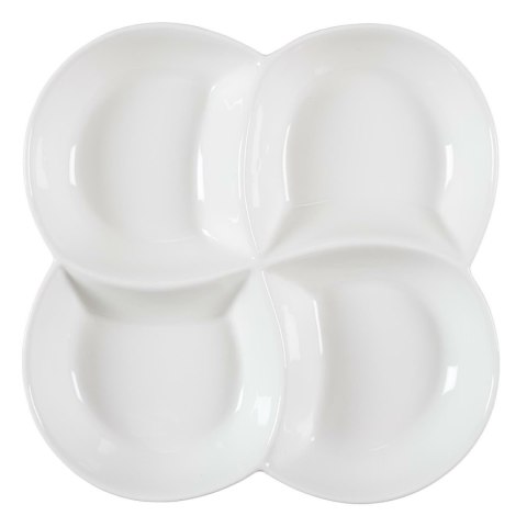 Zestaw 10 naczyń do serwowania przystawek biały