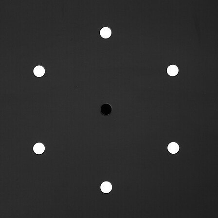 Krzesło Paris Edge metalowe czarne