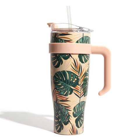 Kubek termiczny Miami Tropical zielony