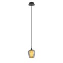 Lampa Wisząca Keso 1xLED czarna PL0141-1