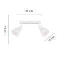 Spot Malta 2xE14 biała LP-877/2W WH