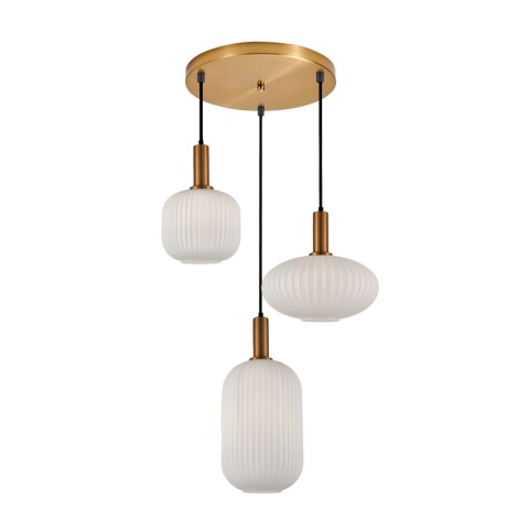 Lampa wisząca Della PND-31982-3-GD
