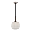 Lampa wisząca biała pojedyncza Penzi PND-31981-1S-SC-WH