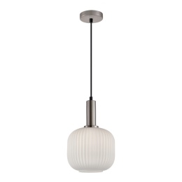 Lampa wisząca biała pojedyncza Penzi PND-31981-1S-SC-WH